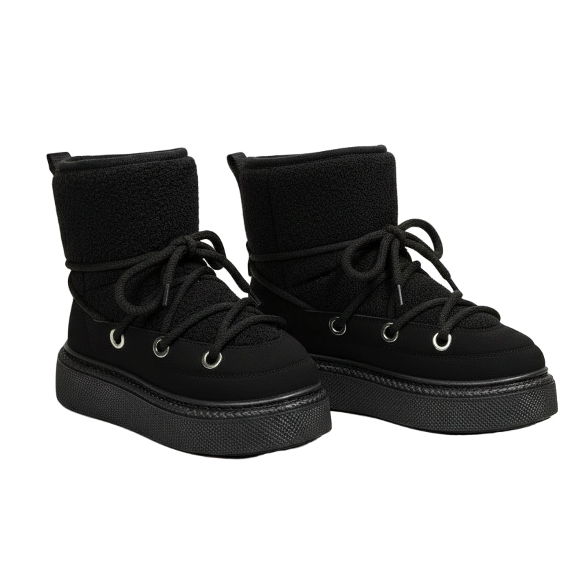 Botine din blană artificială