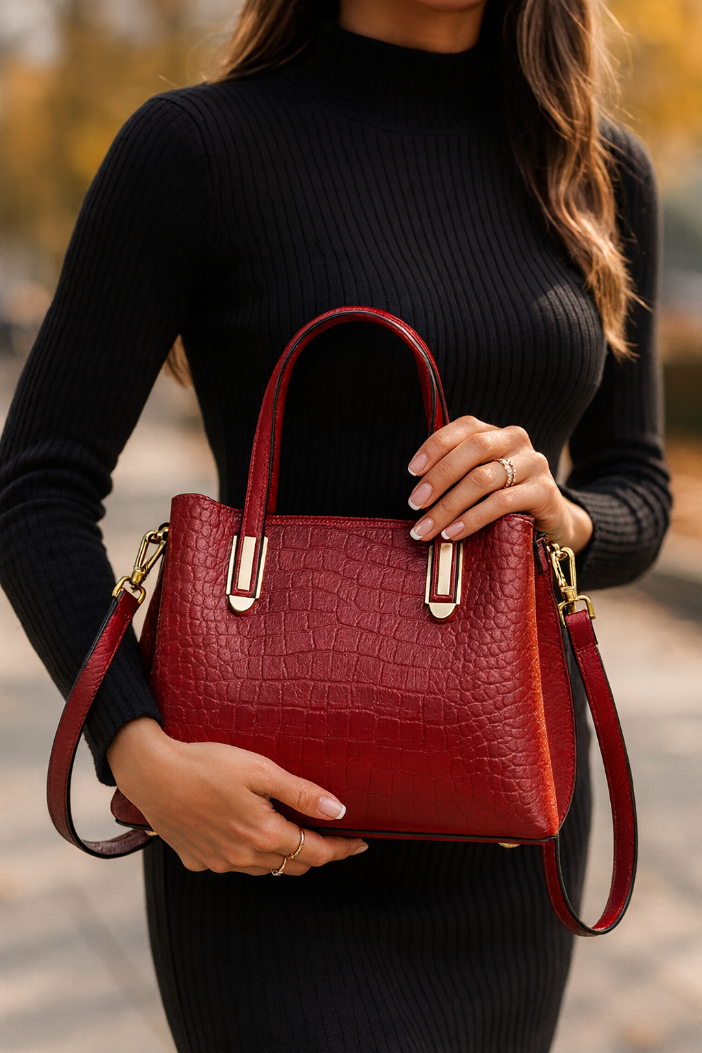 Leather Shoulder Bag