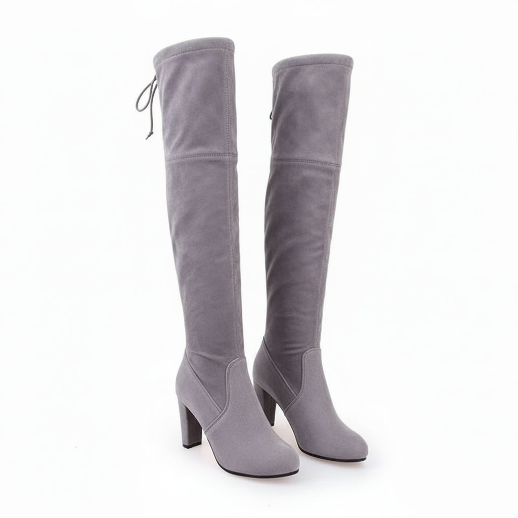 Cizme din piele întoarsă